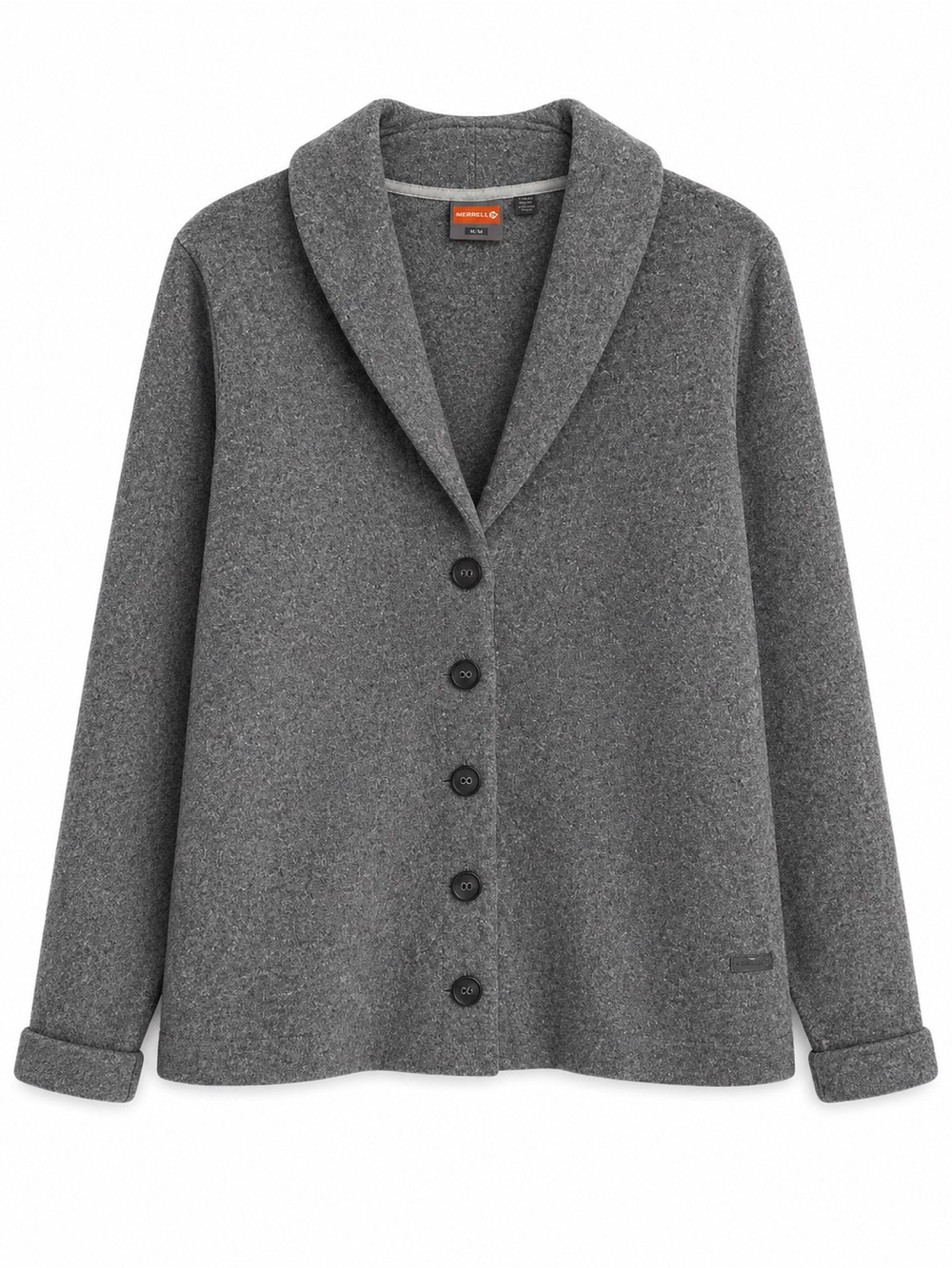 Merrell Heather Gray Shawl Collar Cardigan
